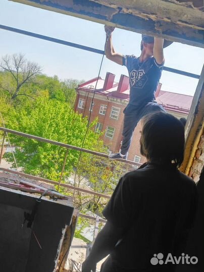 Остекление балкона/Отделка с бесплатным замером