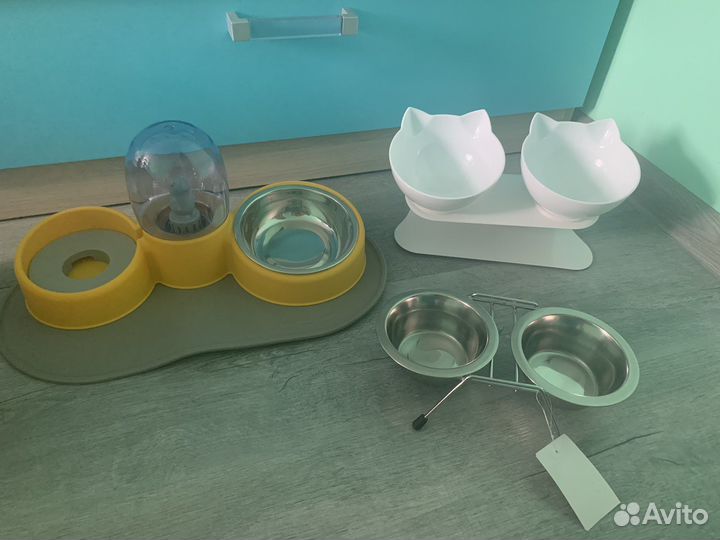 Миска для животных на подставке