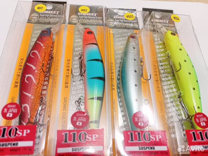 Воблер на щуку orbit 110sp 28 топовых цветов