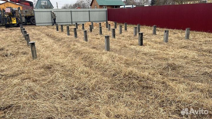 Сваи винтовые и жб под ключ