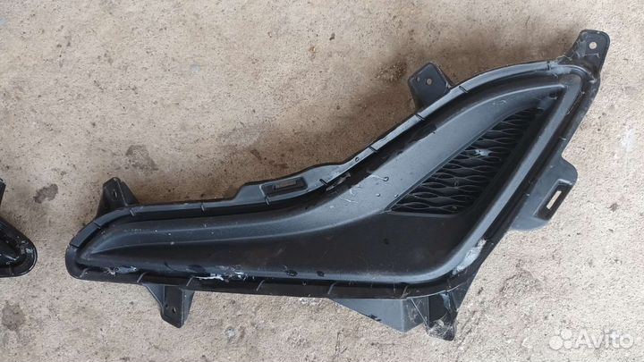 Заглушки противотуманных фар хендай элантра