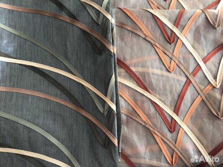 Тюль отрезы, шторы, ткани