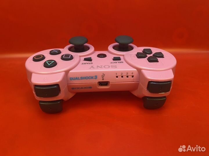 Геймпад для Sony Playstation 3 / Розовый