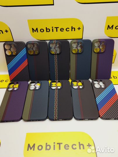 Чехол карбоновый Luxo,pitaka iPhone 13pro,14pro