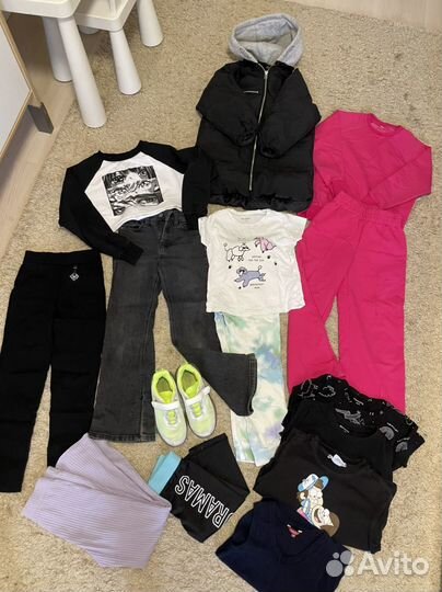 Пакет вещей на девочку 122-128 zara sela reserved