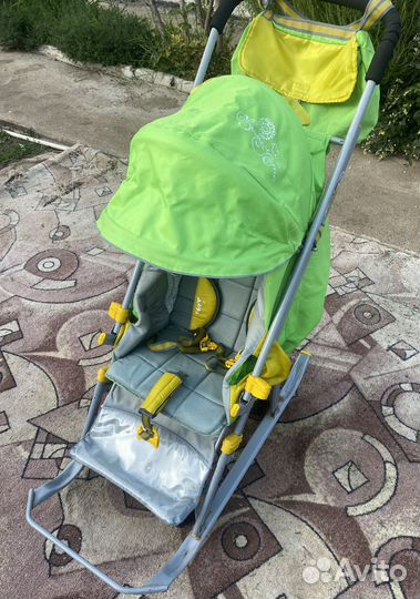 Детские санки коляска