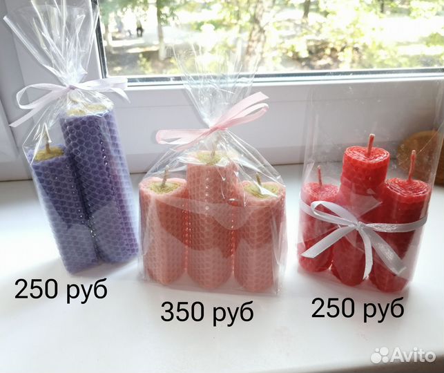 Свечи из вощины