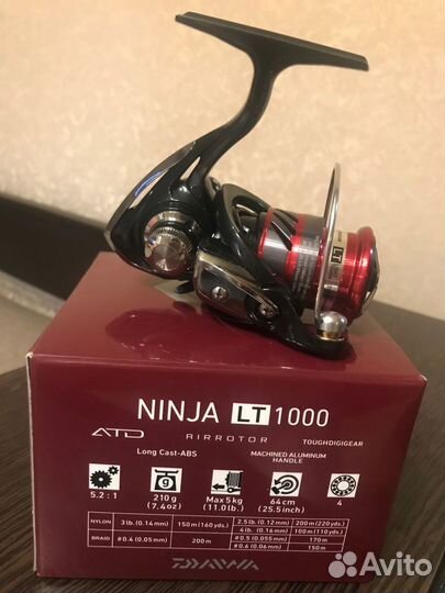 Катушка Daiwa 18 Ninja LT1000 c доп шпулей