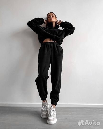 Женский спортивный костюм двухсторонний флис