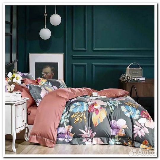Двуспальное постельное белье Roberto Cavalli Евро