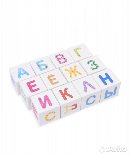 Детские развивающие кубики