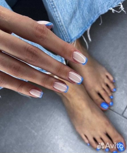 Снятие (гель) + маникюр+ покрытие + педикюр (покр