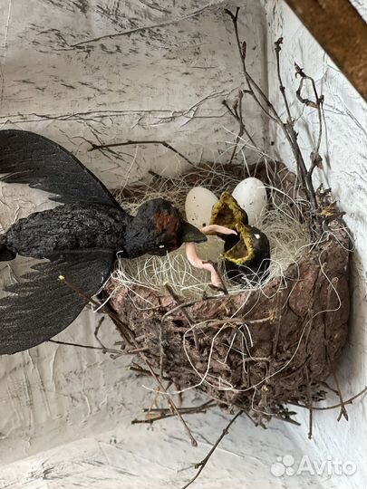 Ласточкино гнездо поделка прироные материалы