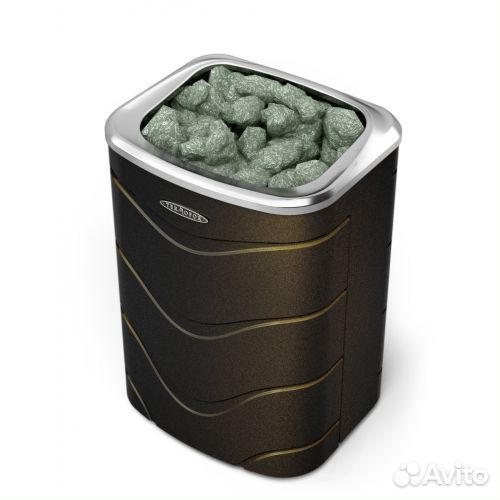 Печь для сауны Примавольта 6кВт черная бронза (тм