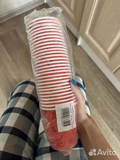 29 бумажных стаканов 250 мл на праздник