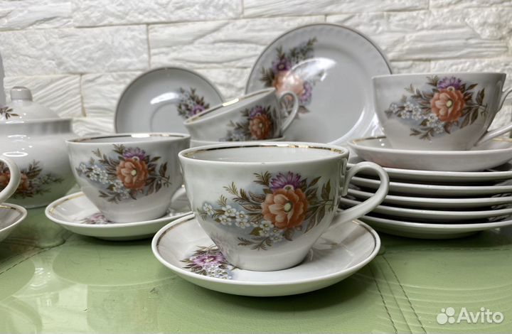 Чайный сервиз СССР Прокопьевский