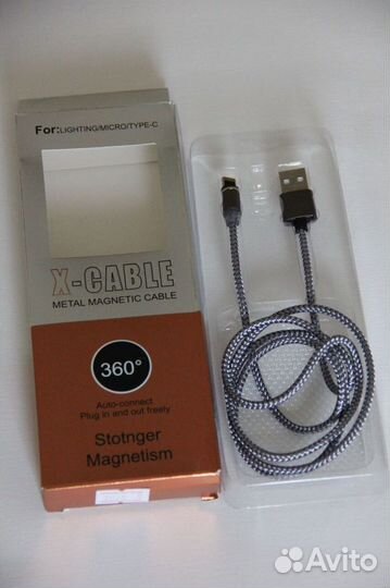 Кабели для зарядки,передачи магнитный type C и IOS