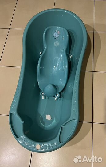Ванночка для купания, горка, круг, стульчик, ковш