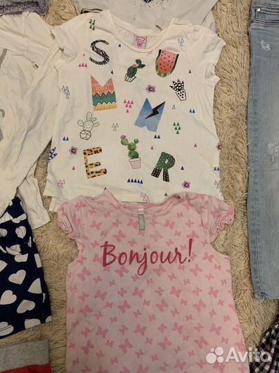 Вещи пакетом на девочку 116 122