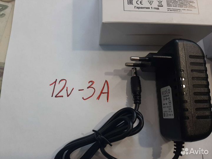Блоки питания 12v3A,4A,5A,6A новые