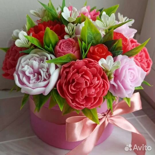 Шикарные букеты из мыла