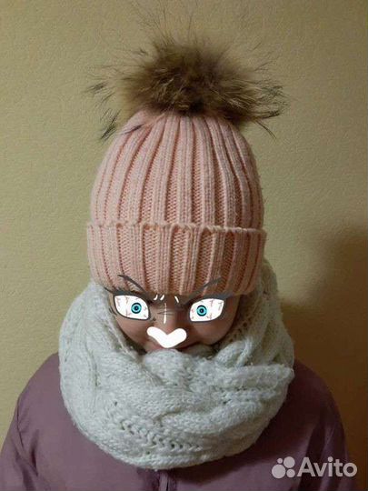 Комплект шапка и шарф