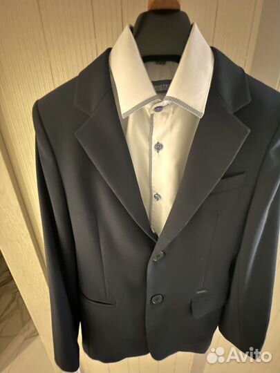 Пиджак школьный Синар для мальчика темно-синий 140