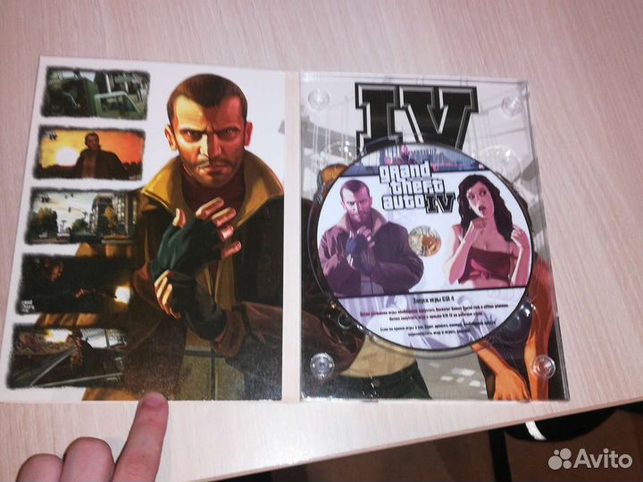 Диск с игрой на пк GTA 4