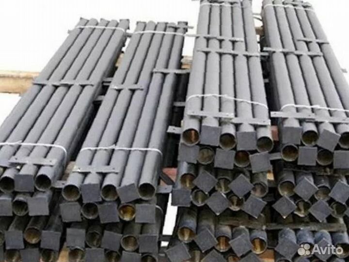 Столбы для забора металлические доставим на адрес