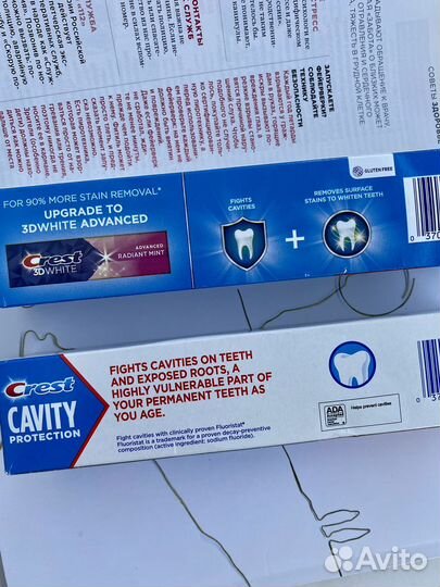 Зубная паста Crest Baking Soda & Peroxide White