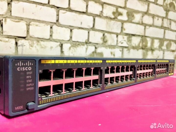 Коммутат Cisco WS-C2960-48TC-L L2,48x100,2xGE/SFP