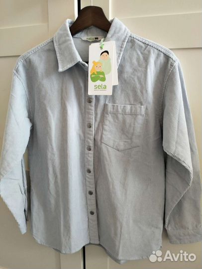 Рубашка новая для девочки Sela 146