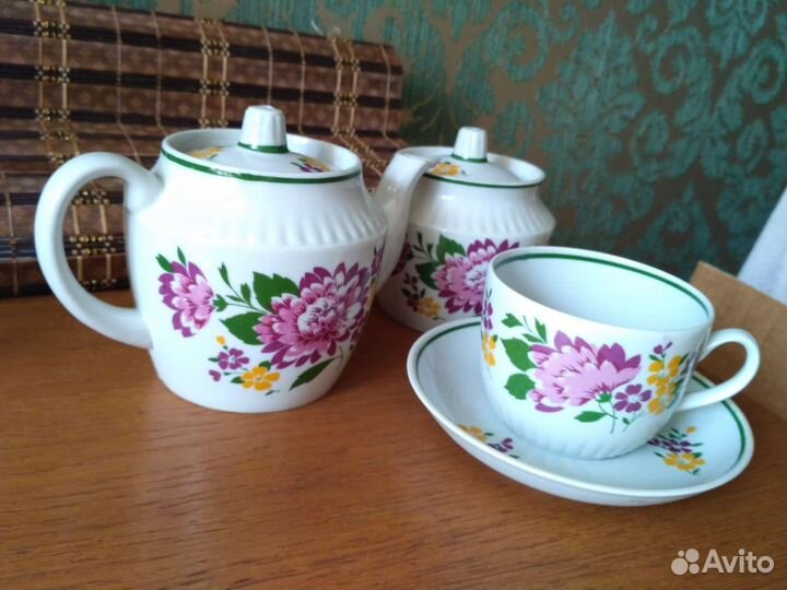 Чайный сервиз вербилки СССР 14 предметов