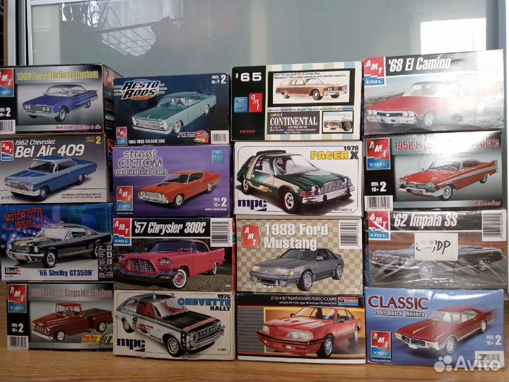 Сборная модель автомобилей из пластика