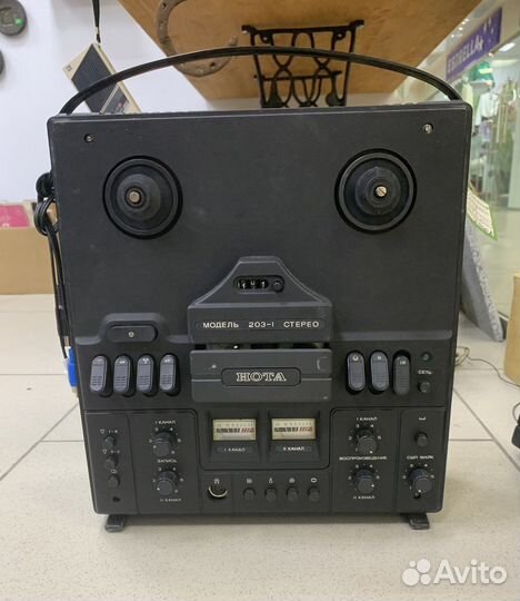 Катушечный магнитофон Нота 203-1стерео
