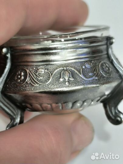 Солонка мельхиор СССР