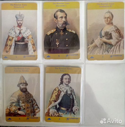 Пластиковые карты Comstar серия Цари и Балет