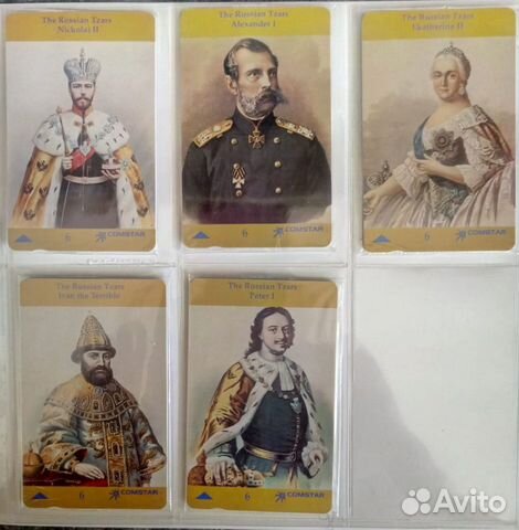 Пластиковые карты Comstar серия Цари и Балет