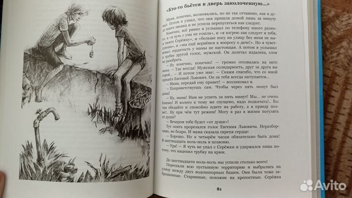 Книга В. Крапивин Самолет по имени Сережка