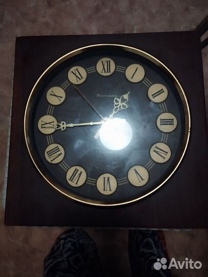 Часы настенные янтарь кварц СССР