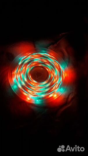Светодиодная лента с пультом 5м