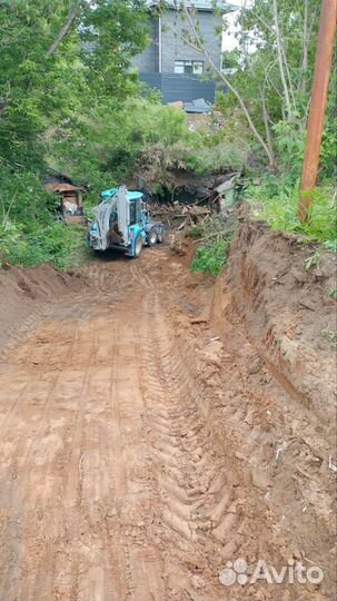 Аренда экскаватора погрузчика PI makina