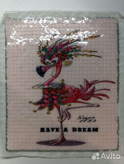 Нашивка с пайетками