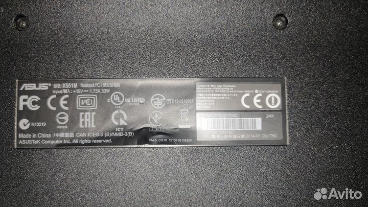 Ноутбук Asus X551M