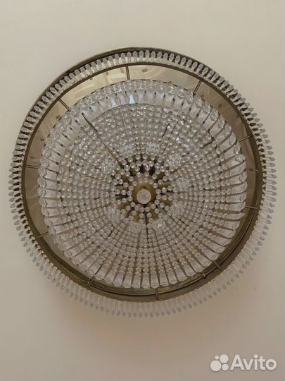 Люстра потолочная бу хрустальная