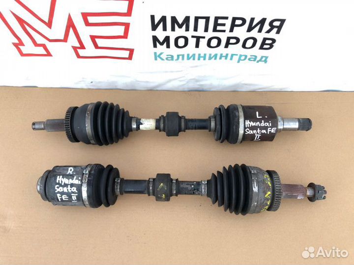 Полуось передний Hyundai Santa Fe II 2.2 D4EB 2006