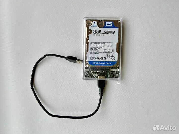 Внешний жесткий диск WD 500 гб