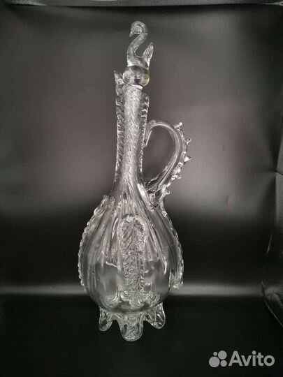Графин кувшин Лебедь Хрусталь СССР