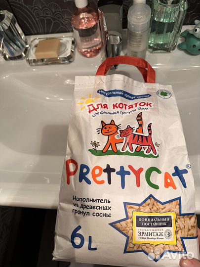 Наполнитель древесный pretty cat