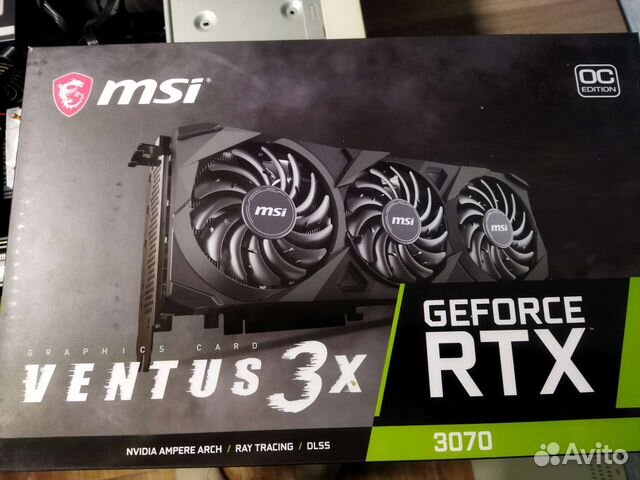 Видеокарта msi rtx 3070 Ventus 3x